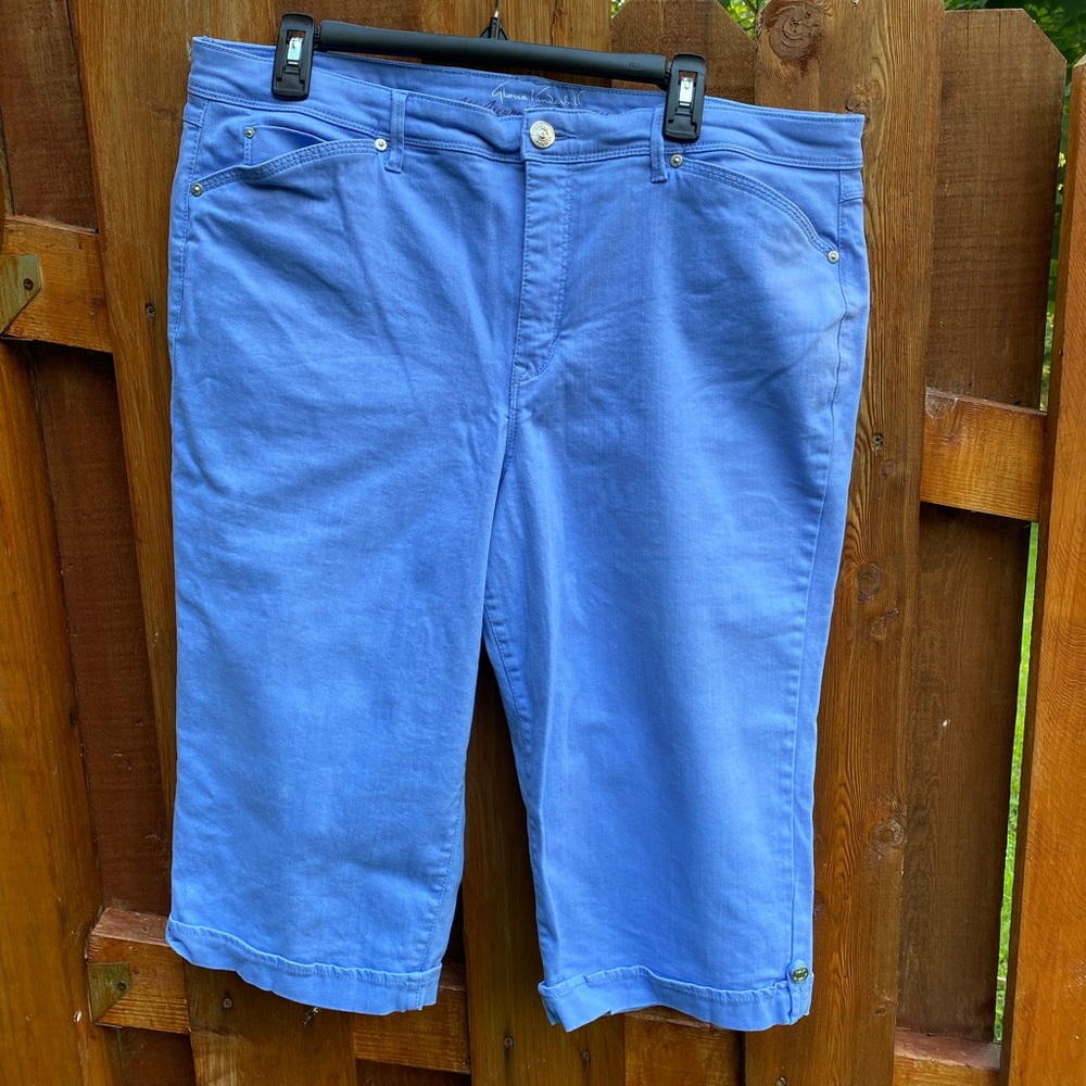 Gloria Vanderbilt Blue Capri 18